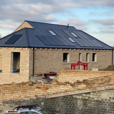 New 140mm Pitched Face Walling Stone