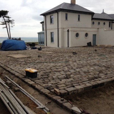 Reclaimed Yorkshire stone cobbles/Setts