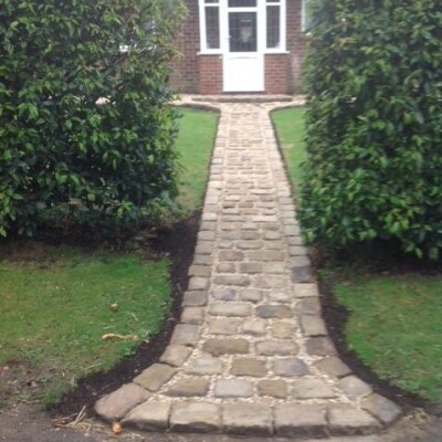Reclaimed Yorkshire stone cobbles/Setts