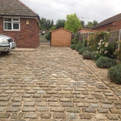 Reclaimed Yorkshire stone cobbles/Setts