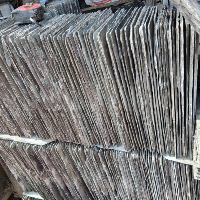 Delabole green roof slates 16x8s and 16x10s 