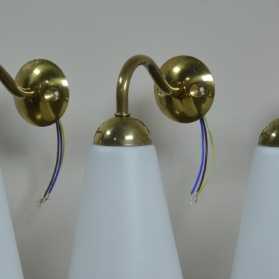 Conical Opal Wall Lights