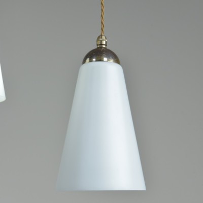 Conical Opal Pendant Lights