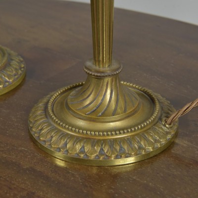 Pair French Neoclassical Lamps
