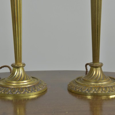 Pair French Neoclassical Lamps