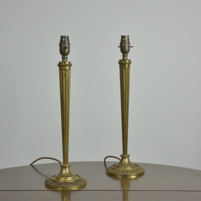 Pair French Neoclassical Lamps