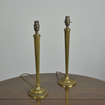 Pair French Neoclassical Lamps