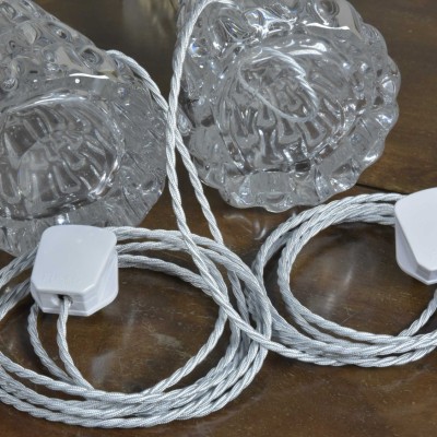 Waisted Crystal Lamps by Orrefors