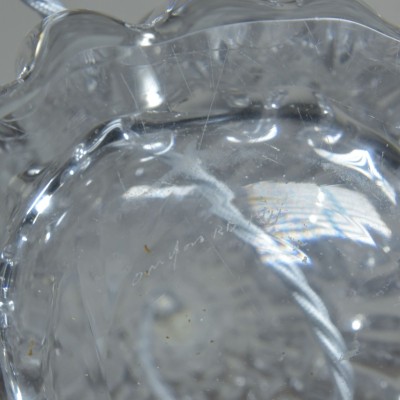 Waisted Crystal Lamps by Orrefors