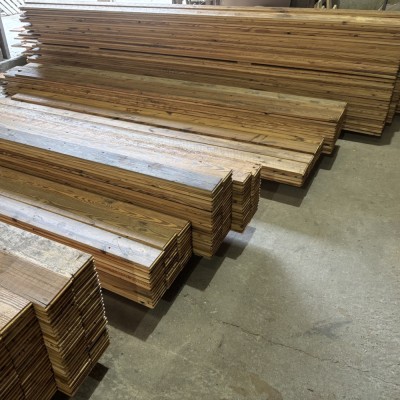 Reclaimed Industrial Pine Flooring