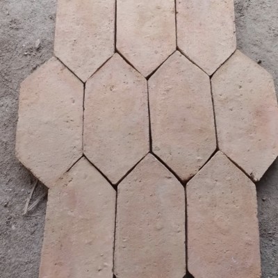 terracotta hand made picket floor tiles