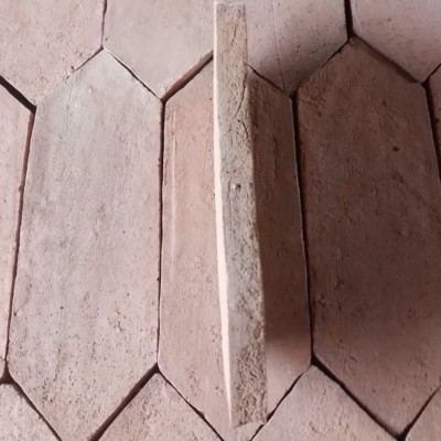 terracotta hand made picket floor tiles