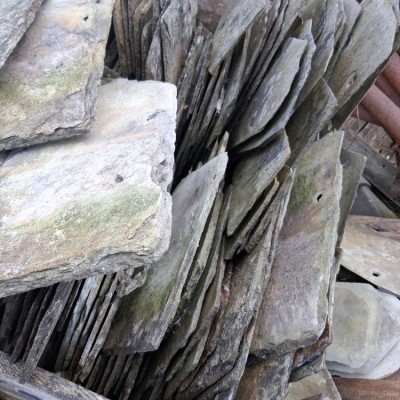 Reclaimed random green slates west moorland cornish welsh 