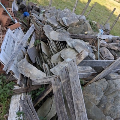 Reclaimed random green slates west moorland cornish welsh 