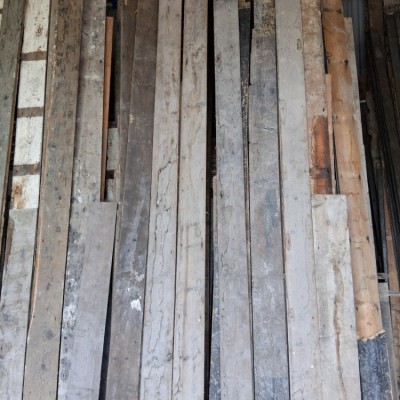 Reclaimed 100 year old pine floorboards 