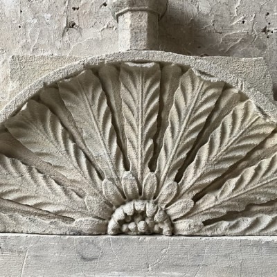 Eccentric Stone Firesurround Made From Antique Elements