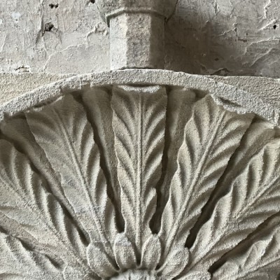 Eccentric Stone Firesurround Made From Antique Elements