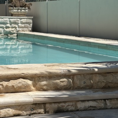 Poolside Antique Stairs 