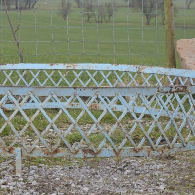 Wrought Iron Trellis Surround / Arbor