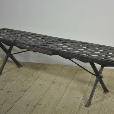 Pair Iron Greenhouse Benches