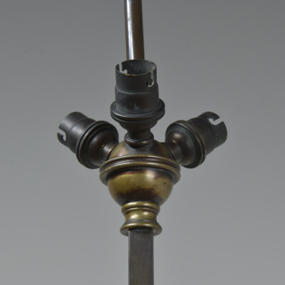Iron & Brass Nouveau Floor Lamp