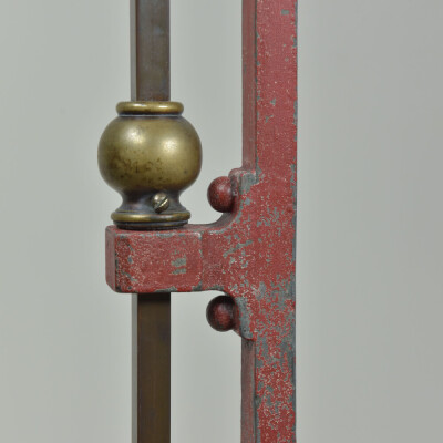 Iron & Brass Nouveau Floor Lamp