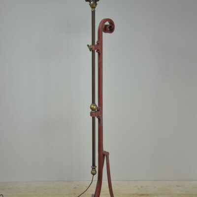 Iron & Brass Nouveau Floor Lamp