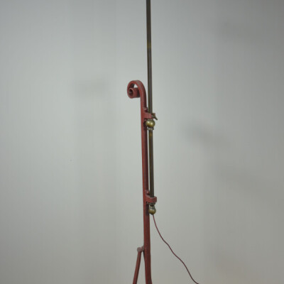 Iron & Brass Nouveau Floor Lamp
