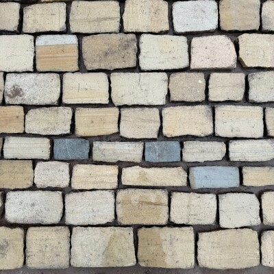 Reclaimed Sawn Yorkshire Stone Cobble Tops - Per SQM