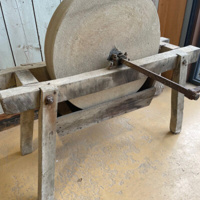 large grinding wheel with frame
