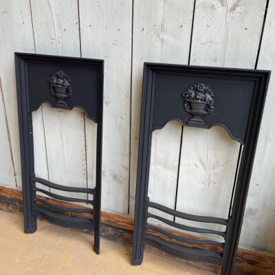 pair of bedroom fireplace inserts