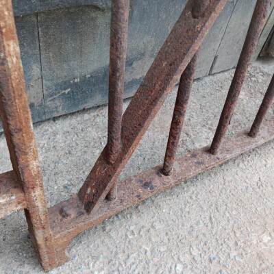Matching pair of single antique pedestrian gates