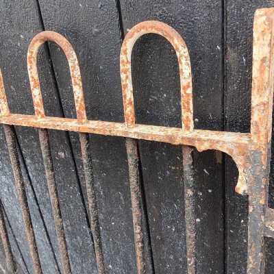 Matching pair of single antique pedestrian gates