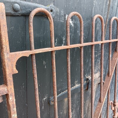 Matching pair of single antique pedestrian gates