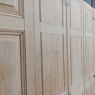 2  very large sets of original antique window shutters