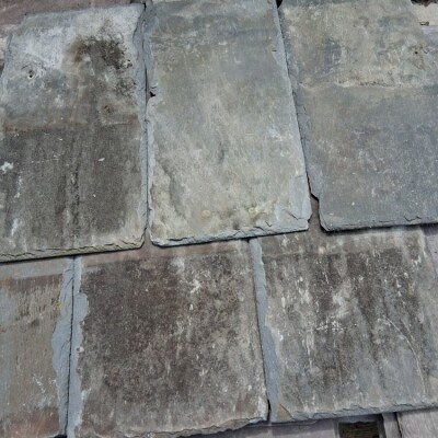 Reclaimed welsh slates 18"x9"