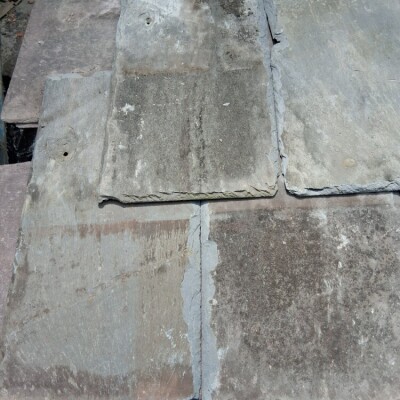 Reclaimed welsh slates 18"x9"