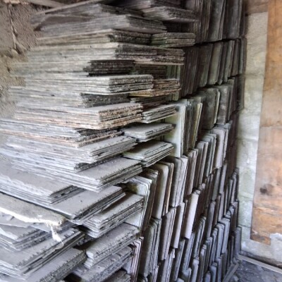 Reclaimed welsh slates 18"x9"