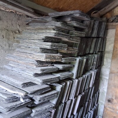 Reclaimed welsh slates 18"x9"