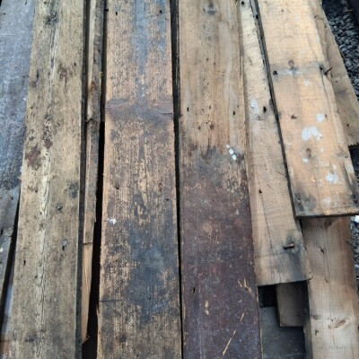Reclaimed floorboards 5 3/4 inch wide