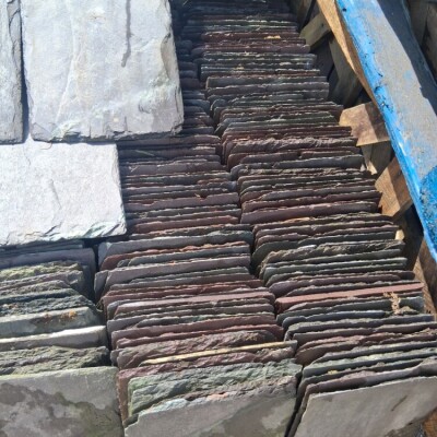 Reclaimed welsh slates 16"x8"