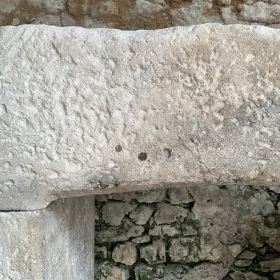 Aged Bath Stone Fireplace