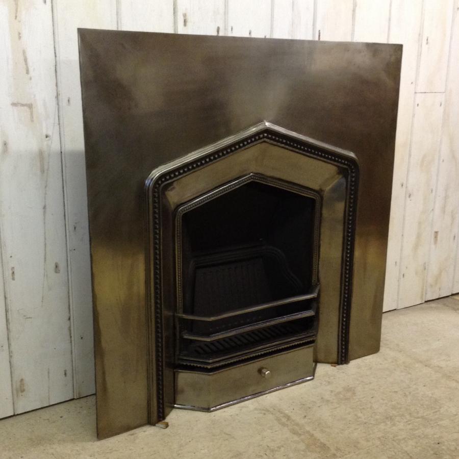 Reclaimed Cast Iron Fire Insert V&V Reclamation