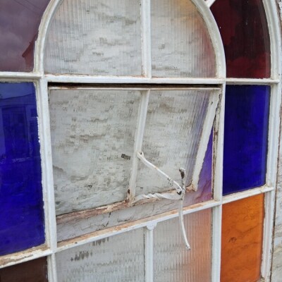  Victorian arched cast iron windows