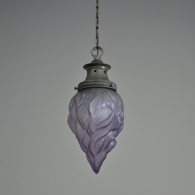 Purple Flambe Shade Pendant