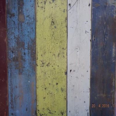 Painted Victorian Floorboards in a Variety of Colours