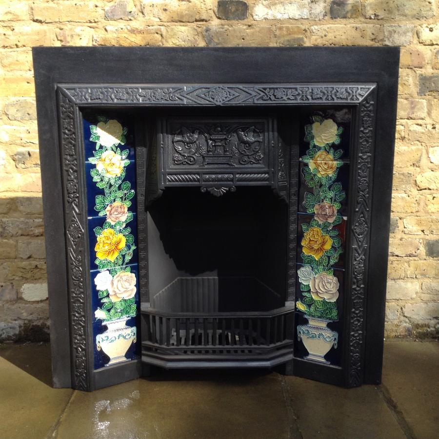 Reclaimed Victorian Style Fire Insert