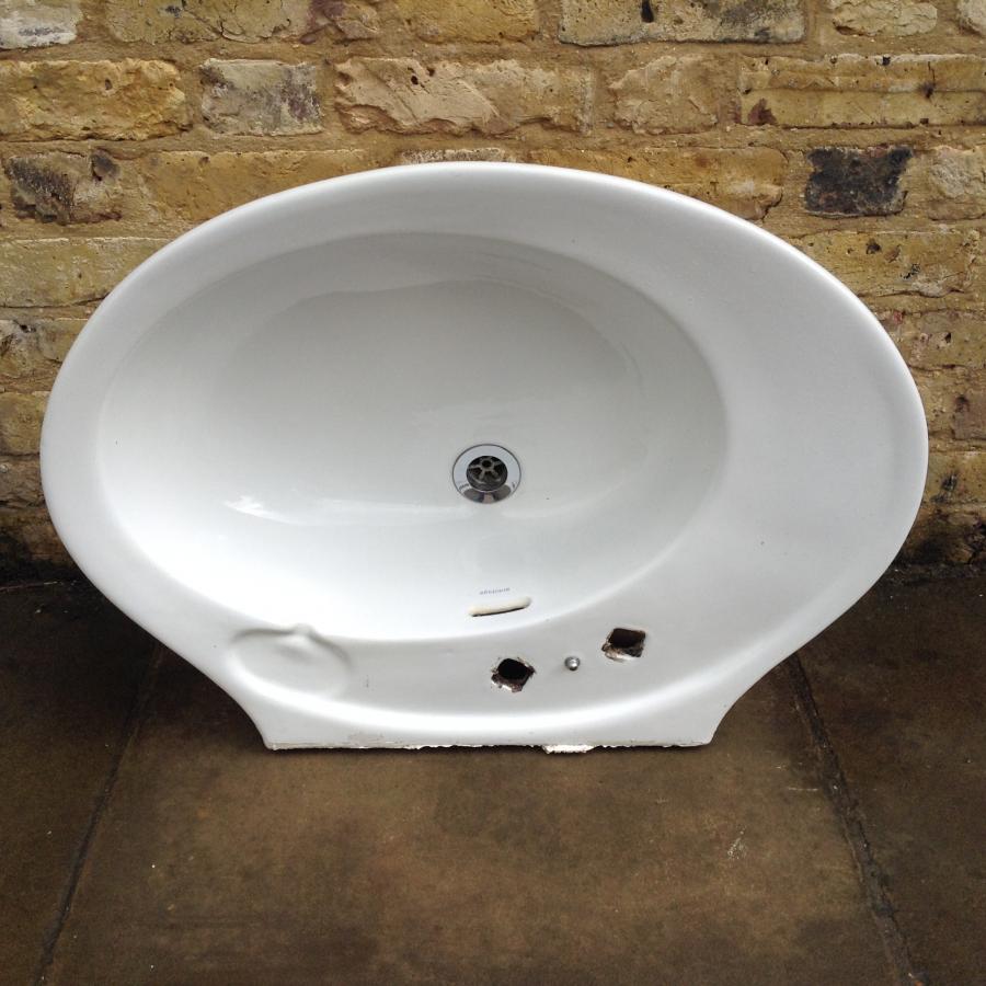 A Reclaimed Bathroom Sink