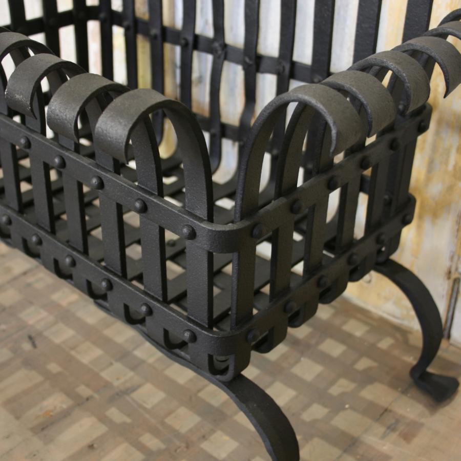 For Sale Reclaimed Wrought Iron Fire Basket SalvoWEB UK