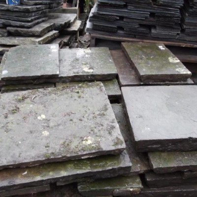 Reclaimed pennant flagstones , Blue Lias, Herefordshire stone, Purbeck, Cotswold Stone Welsh roof Slates 